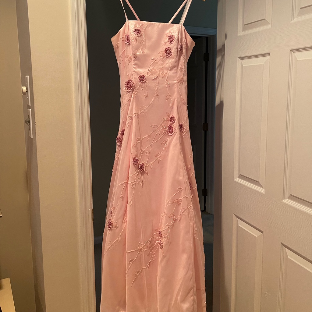 Pink Full Length Gown